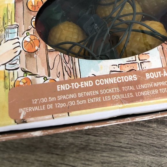 Vtg Alderbrook Blow Mold Fruit String Lights - Picture 10 of 16